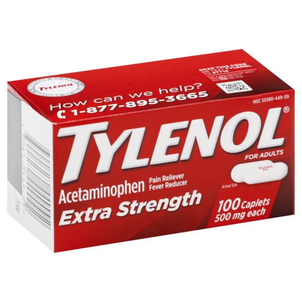 Tylenol Extra Strength 500mg - 100 caplets - King's Pharmacy